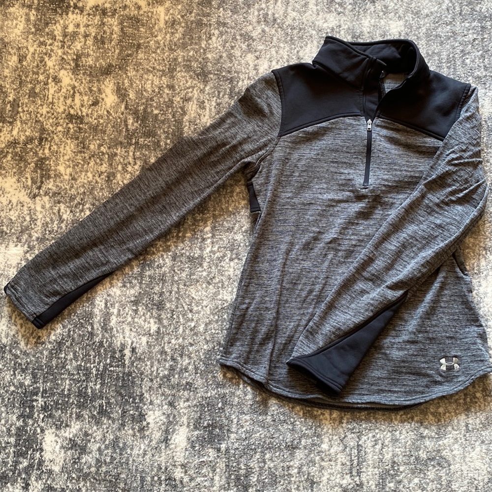 Under Armor quarter zip sweater. Size Small. Smoke free home.